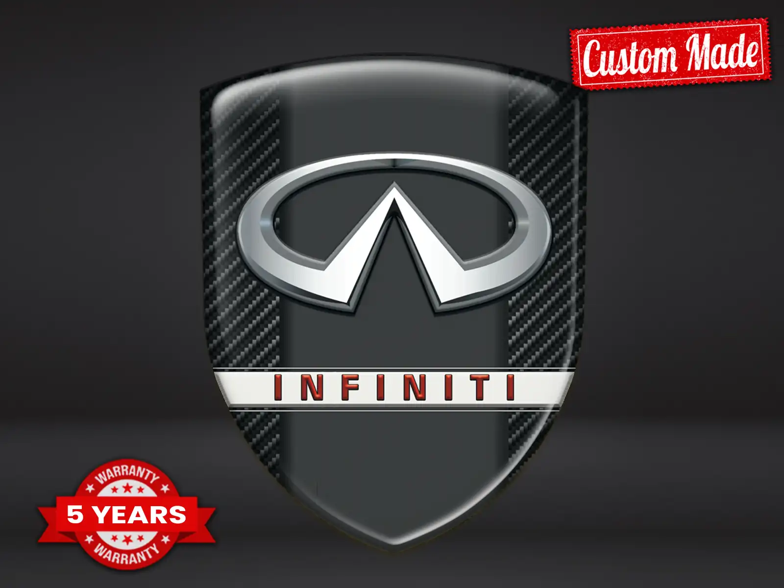 Infiniti Decalcomanie Auto su Misura Max Pro Chic Durevoli